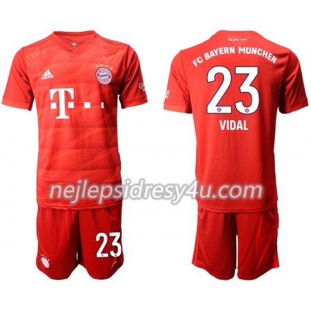 Fotbalový Dres FC Bayern Mnichov VIDAL 23 Dětské Domácí 2019/20